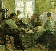 Carl Wilhelmson interior fran bohuslan painting